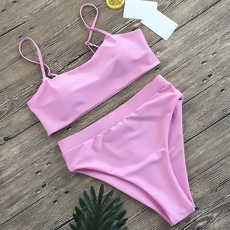Sexy Bikini Set High Waist Bikinis Bathing Suits Beach Bikini for Women