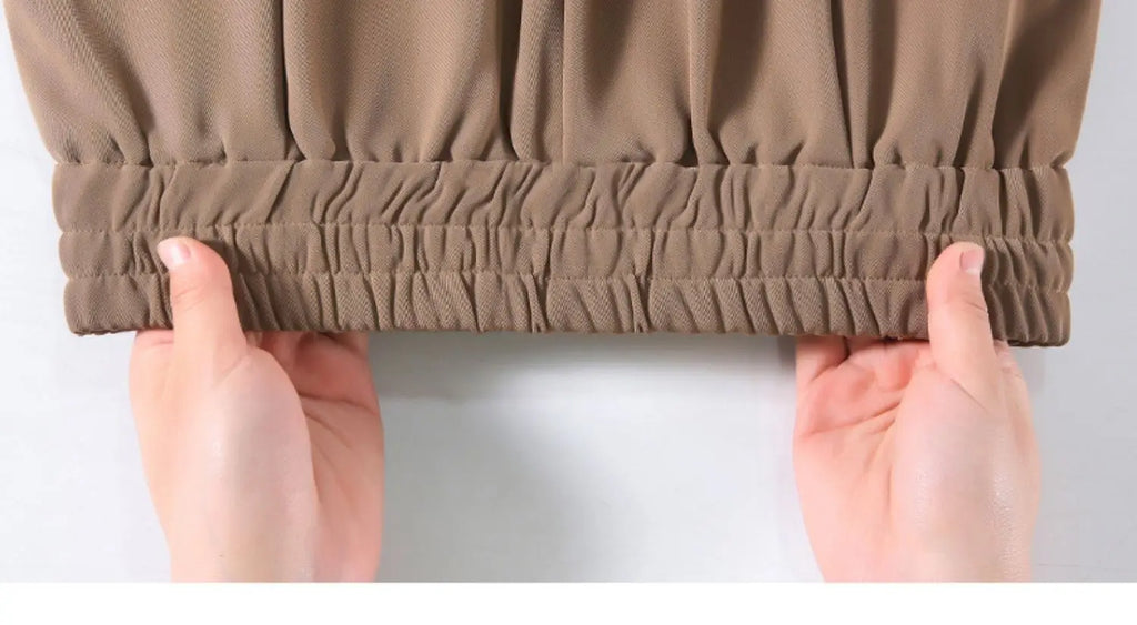 casual pants woman High sense pendant black suit wide leg high Dress