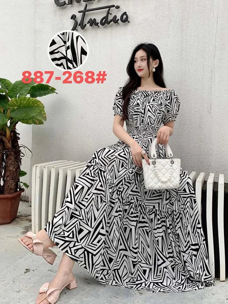 Long Maxi Dress Women Clothing Spring Summer Fashion